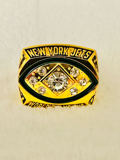 New York Jets 1968 Championship Ring, Namath, US SHIP - EB Sports Champion's Cache