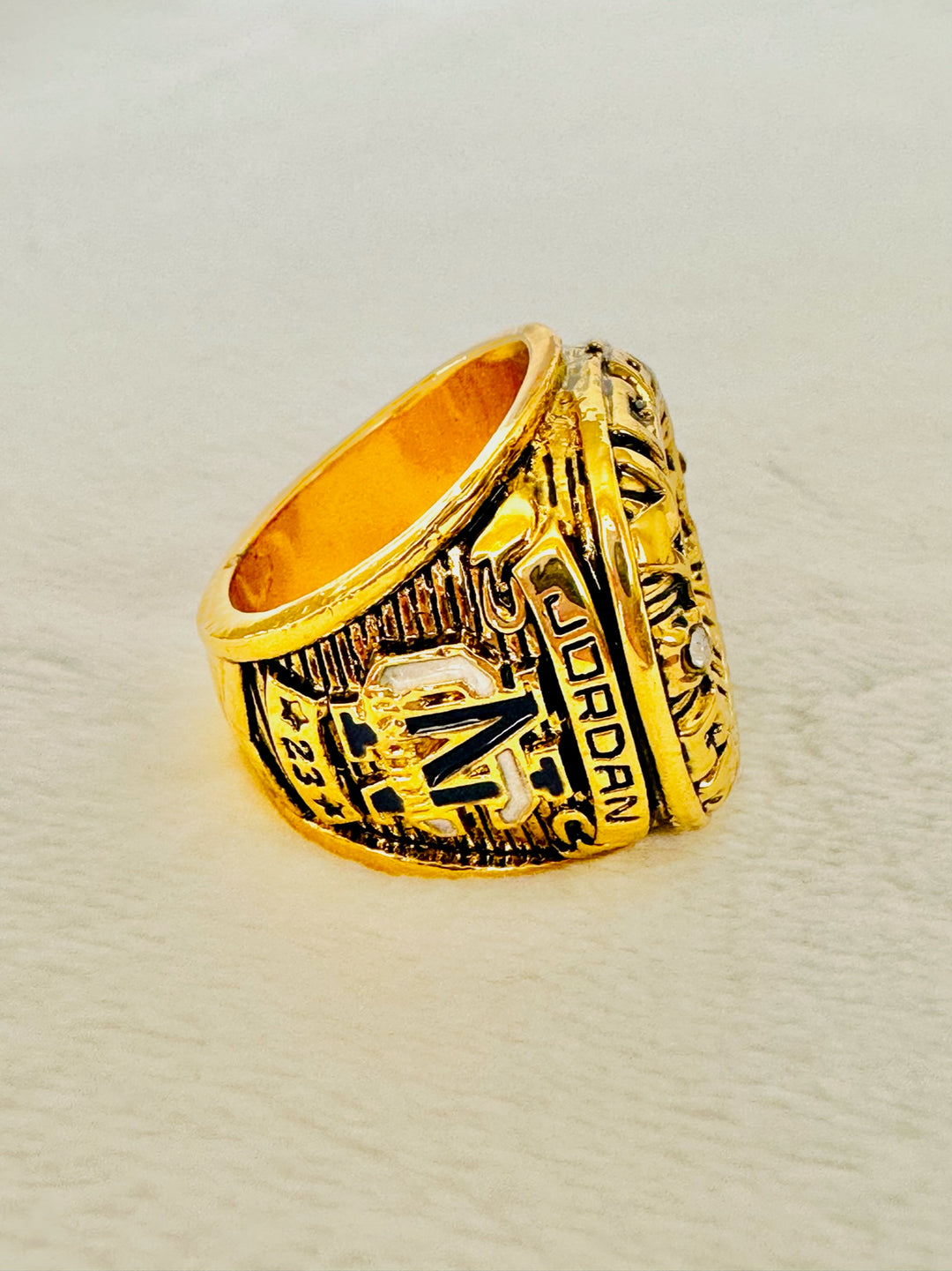 1982 North Carolina Tarheels NCAA SP Brass Championship Ring - EB Sports Champion's Cache