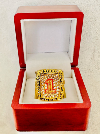 2000 Oklahoma Sooners Championship Ring W Box - EB Sports Champion's Cache