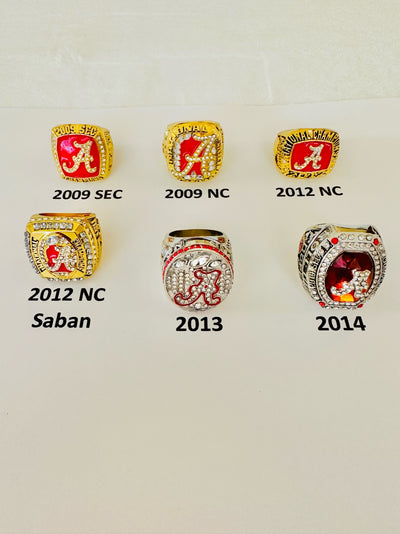 Alabama Crimson Tide pick your Ring 2009-2014 - EB Sports Champion's Cache