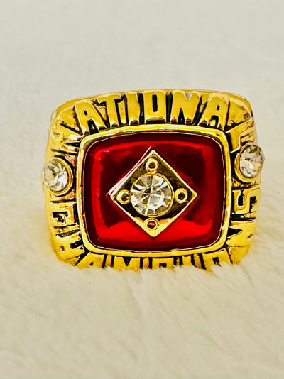 1971 Nebraska Cornhuskers 18k GP Brass Championship Ring, US SHIP - EB Sports Champion's Cache