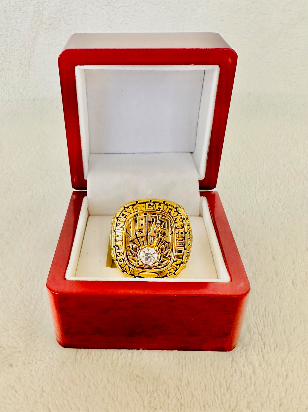 1973 Alabama Crimson Tide Championship Ring With Box - EB Sports Champion's Cache