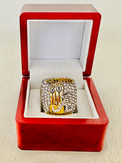 2017 Alabama Crimson Tide Championship Ring With Box - EB Sports Champion's Cache