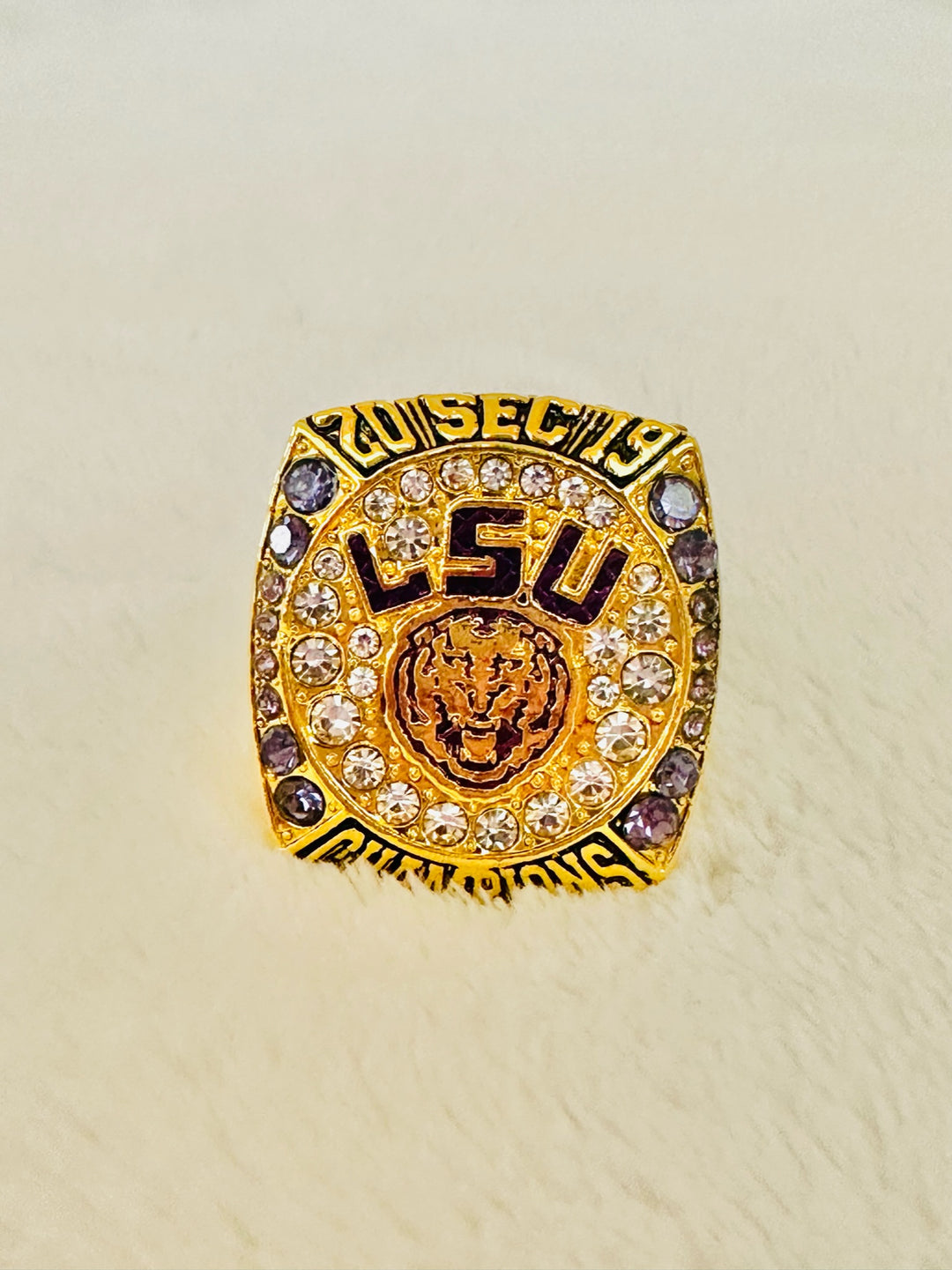 2019 LSU Tigers SEC Championship Ring, US SHIP - EB Sports Champion's Cache