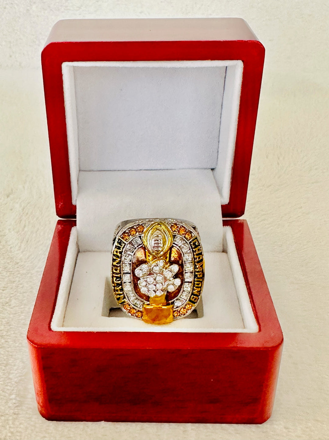 2016 Clemson Tigers National Championship Ring With Box - EB Sports Champion's Cache