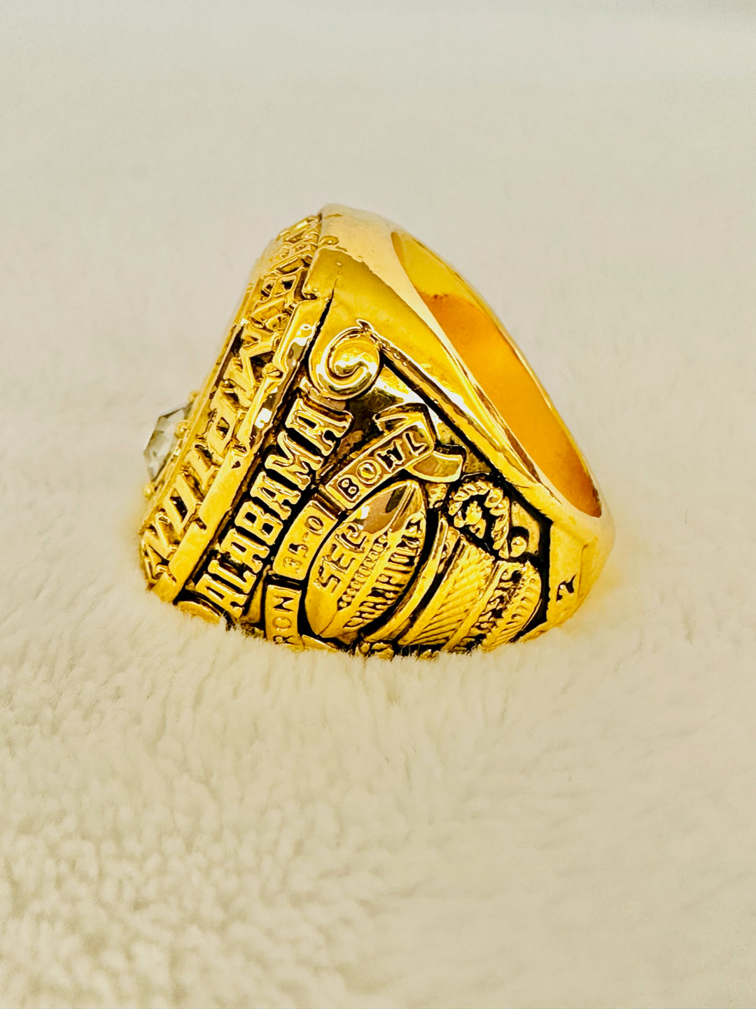 1973 Alabama Crimson Tide Championship Ring With Box - EB Sports Champion's Cache