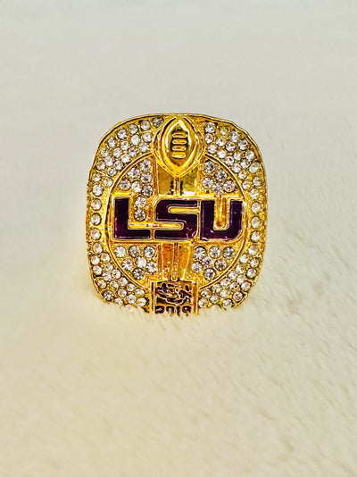 2019 LSU Tigers National Championship Ring, US SHIP - EB Sports Champion's Cache