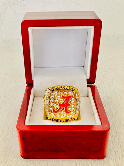 2004 Alabama Crimson Tide Championship Ring With Box - EB Sports Champion's Cache