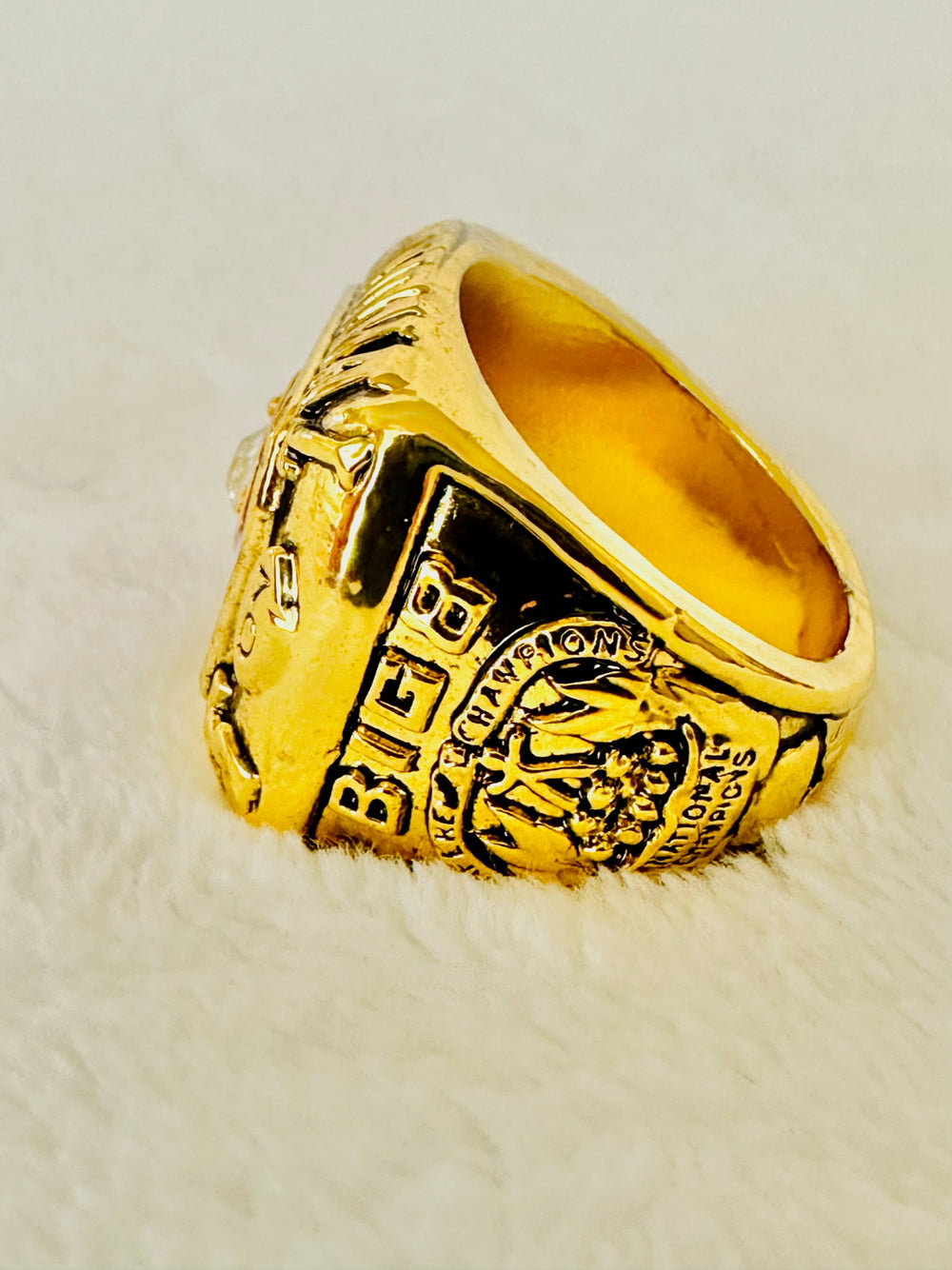 1970 Nebraska Cornhuskers 18k GP Brass Championship Ring, US SHIP - EB Sports Champion's Cache