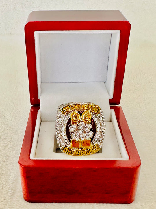 2018 Clemson Tigers National Championship Ring With Box - EB Sports Champion's Cache