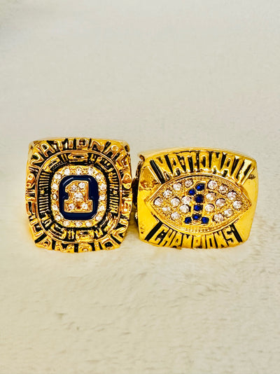 2 PCS Penn State Championship Ring Set - EB Sports Champion's Cache