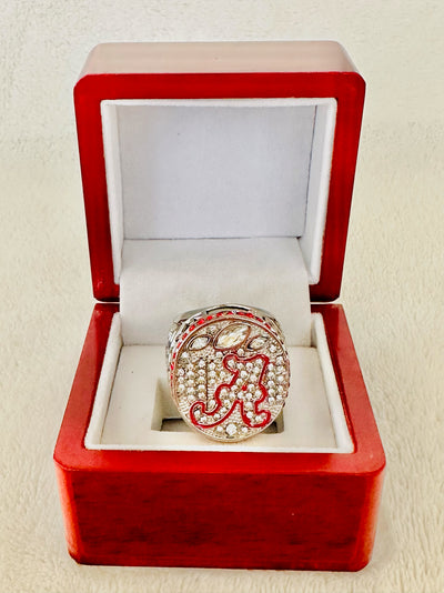 2013 Alabama Crimson Tide Championship Ring With Box - EB Sports Champion's Cache