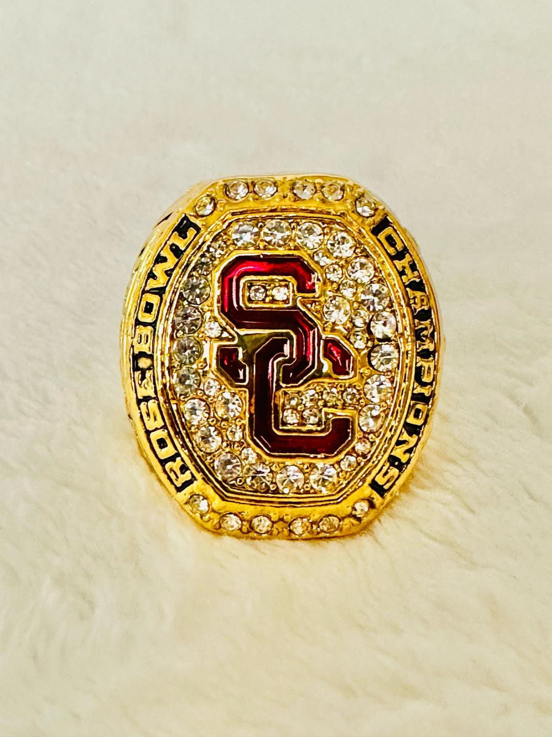 2017 USC Trojans Championship Ring - EB Sports Champion's Cache