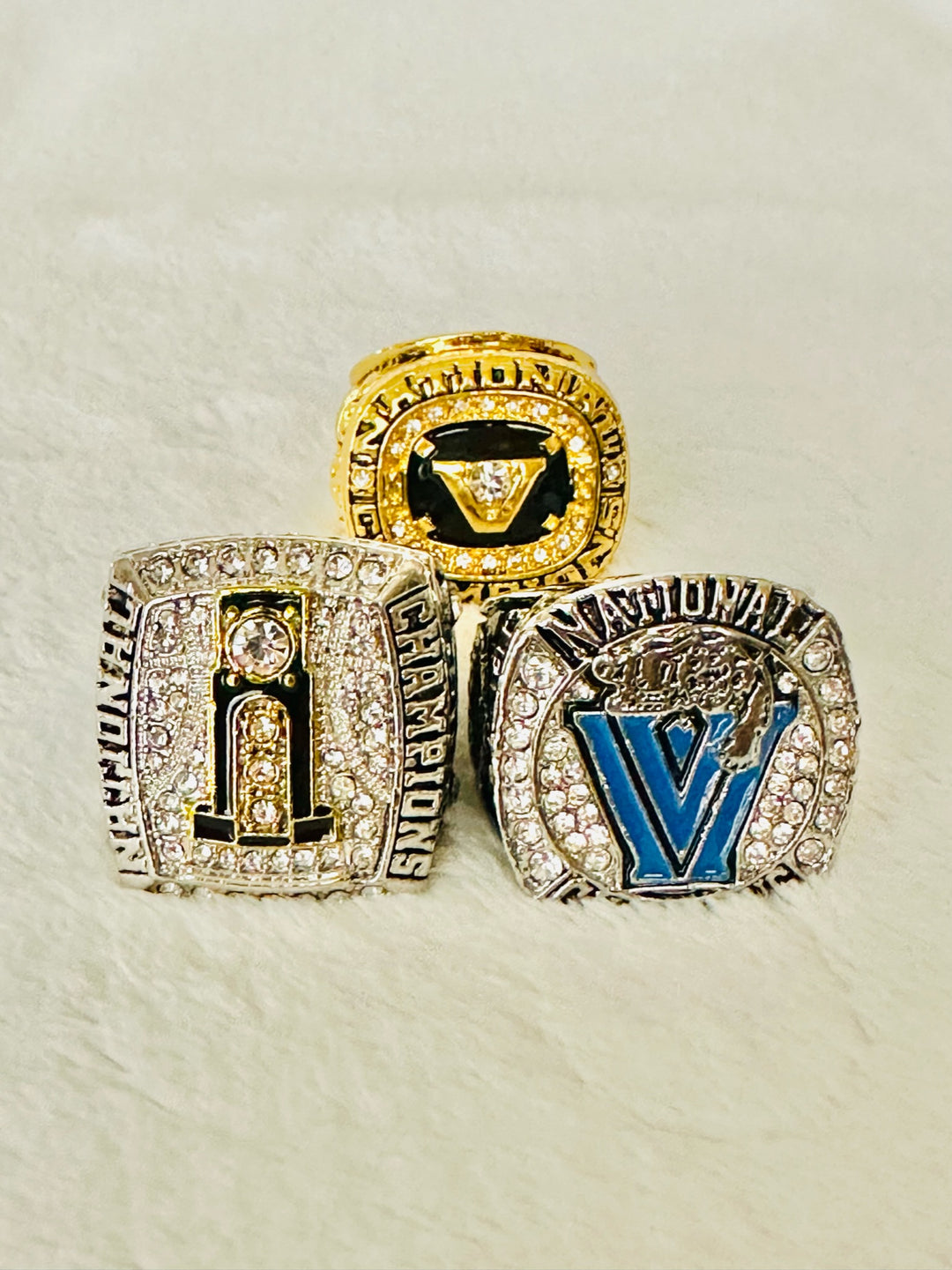 3 PCS VILLANOVA WILDCATS National Championship Ring, US SHIP - EB Sports Champion's Cache