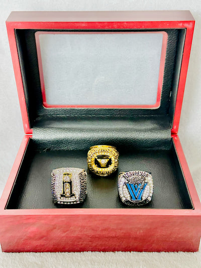 3 PCS VILLANOVA WILDCATS National Championship Ring W Box, US SHIP - EB Sports Champion's Cache