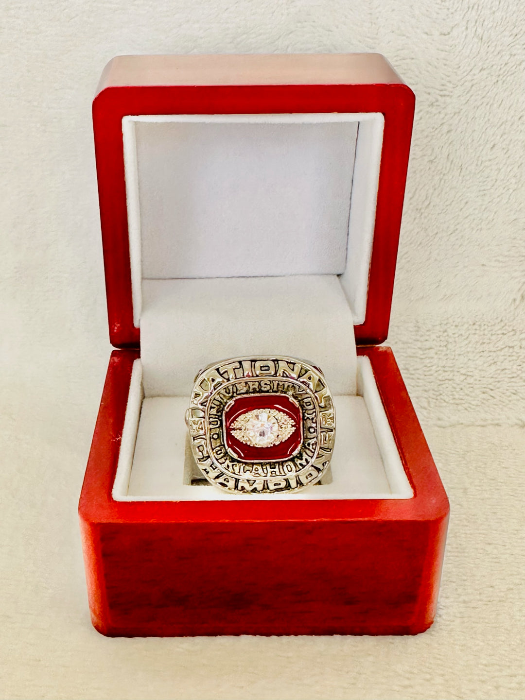 1974 Oklahoma Sooners Championship Ring W Box - EB Sports Champion's Cache