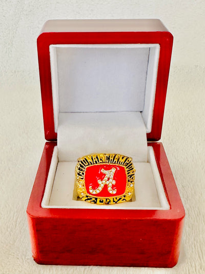 2012 Alabama Crimson Tide Championship Ring With Box - EB Sports Champion's Cache