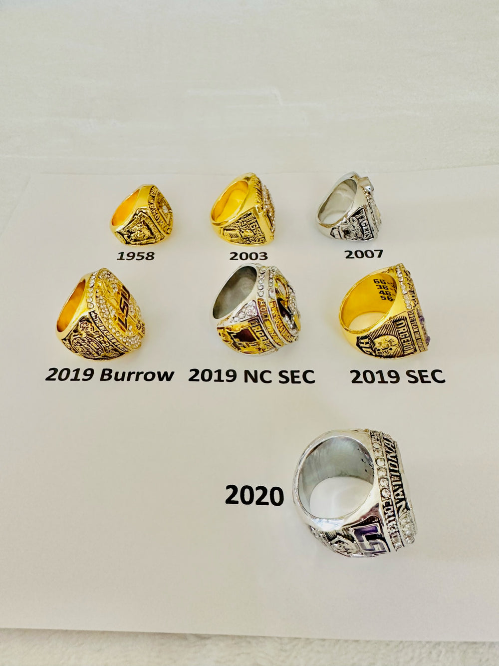 LSU TIGERS CHAMPIONSHIP RINGS, pick your ring - EB Sports Champion's Cache