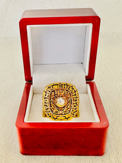 1978 Alabama Crimson Tide Championship Ring With Box - EB Sports Champion's Cache