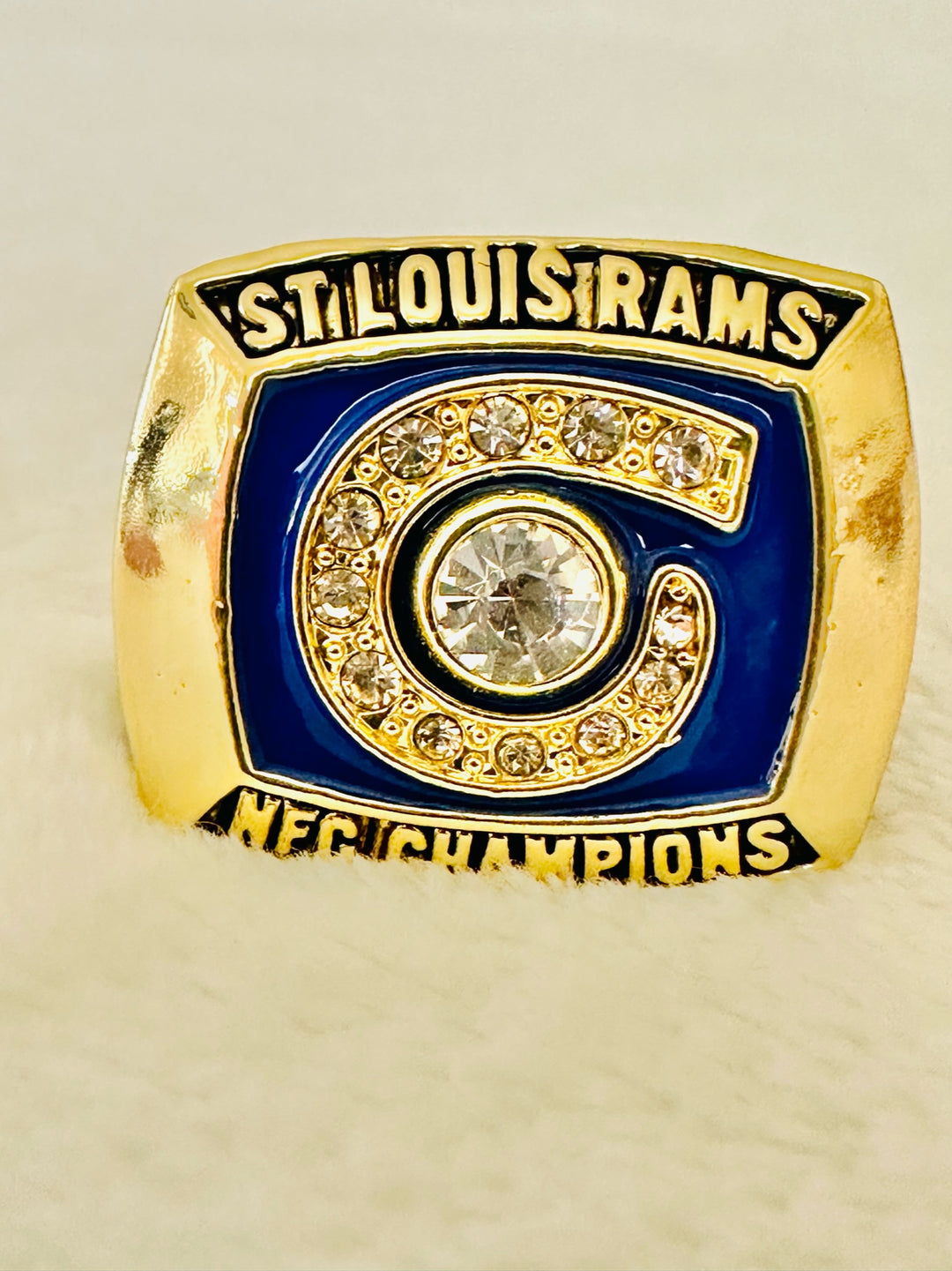 2001 ST Louis Rams NFC Championship Ring - EB Sports Champion's Cache