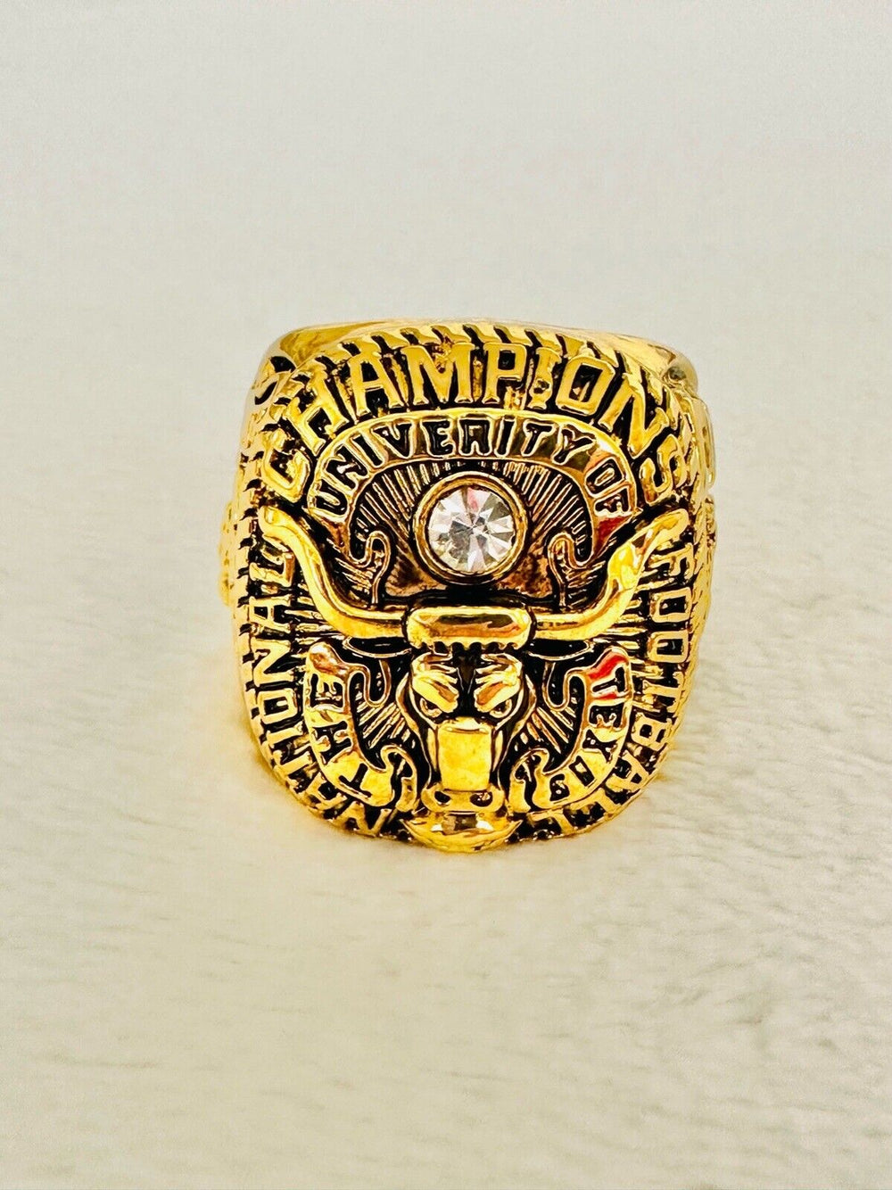 1963 University Of Texas LONGHORNS Championship Ring Replica W Box, US SHIP - EB Sports Champion's Cache