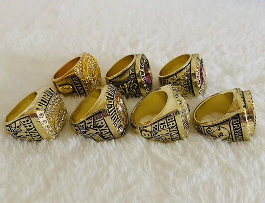 7 Pcs Los Angeles Lakers Kobe Bryant Ultimate Ring Collection Set, USA SHIP - EB Sports Champion's Cache