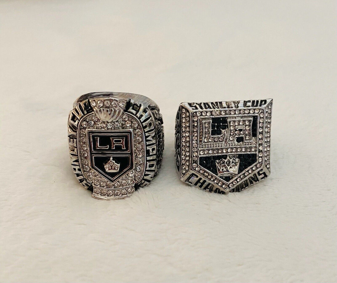 2 PCS LA Kings Stanley Cup Championship Ring SET,  SHIP - EB Sports Champion's Cache