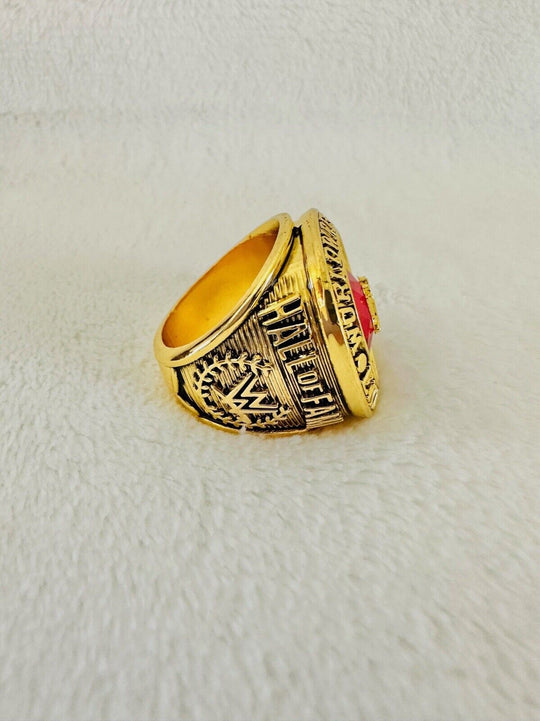 2008 WWE World Wrestling Hall Of Fame Championship Ring W Box,  SHIP - EB Sports Champion's Cache