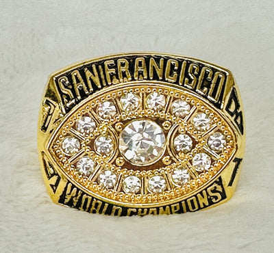 1981 San Francisco 49ers JOE MONTANA Ring - Super Bowl Championship, USA SHIP - EB Sports Champion's Cache