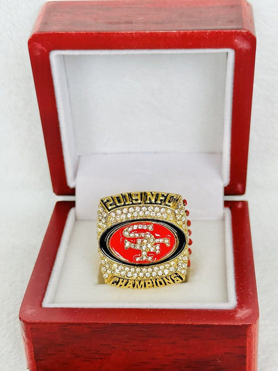2019 San Francisco 49ers Ring W Box NFC Championship, USA SHIP - EB Sports Champion's Cache