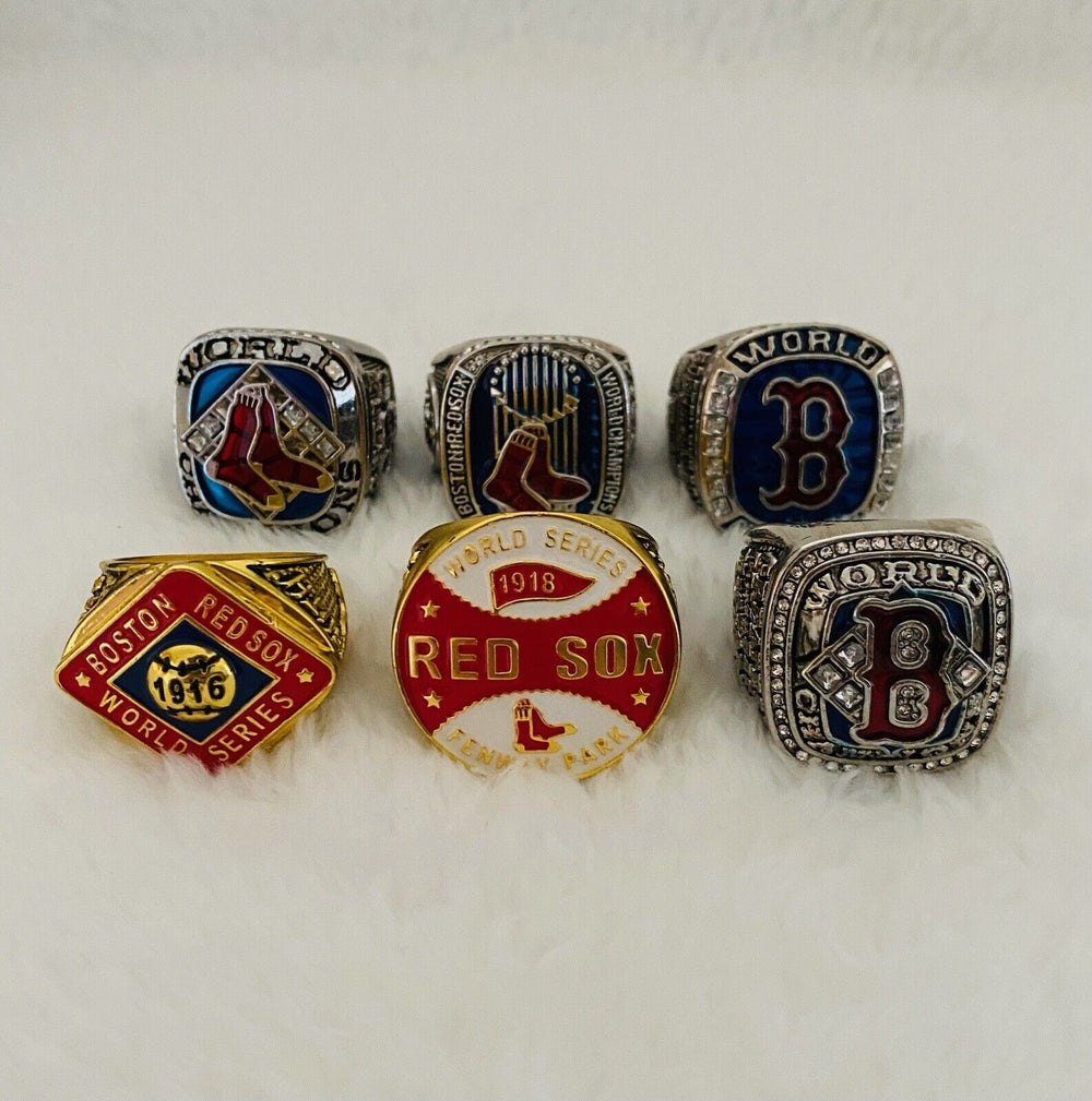 Red Sox World Series Championship Ring Set W Box,  SHIP LAST 6!! - EB Sports Champion's Cache