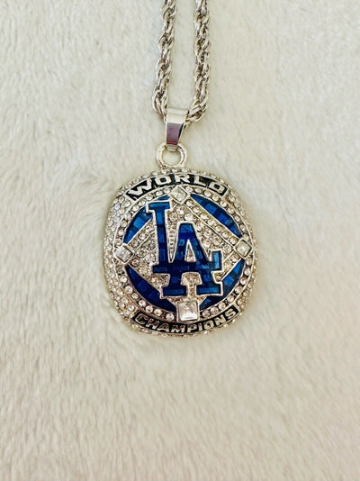 2020 LA Dodgers World Series Championship Pendant Necklace,  SHIP - EB Sports Champion's Cache