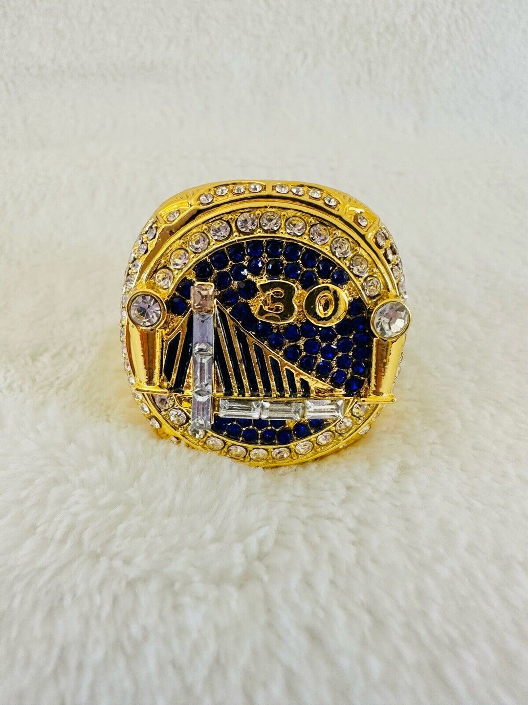 2018 Golden State Warriors NBA Championship Ring W Box,  SHIP Stephen Curry - EB Sports Champion's Cache