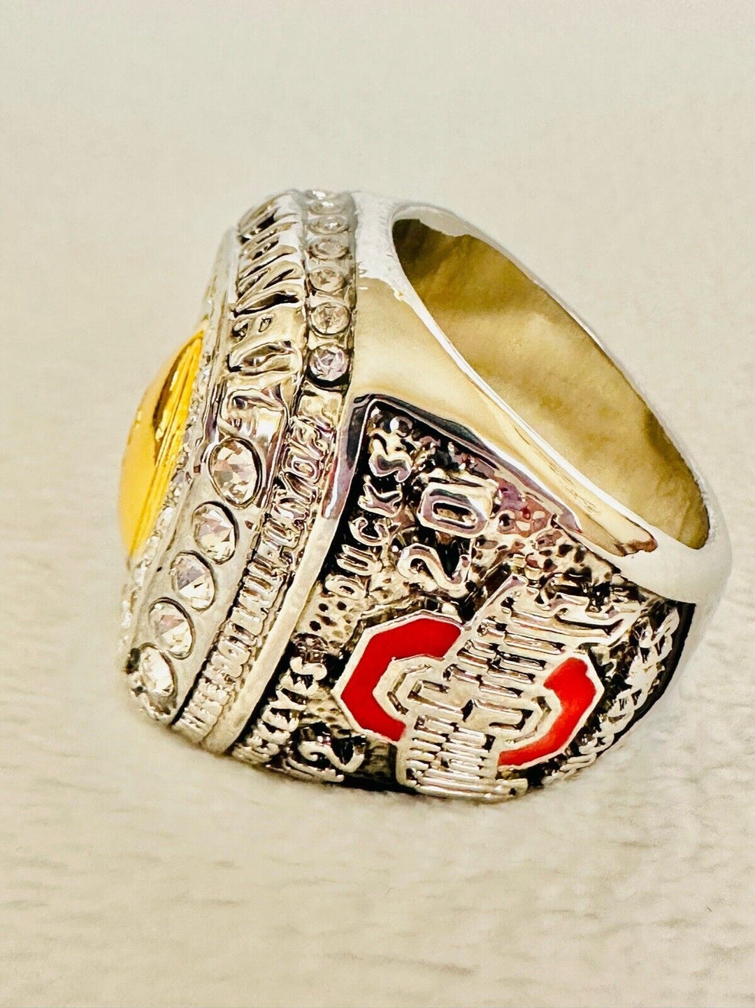 2015 Ohio State NCAA Championship Ring, US SHIP, Meyer - EB Sports Champion's Cache