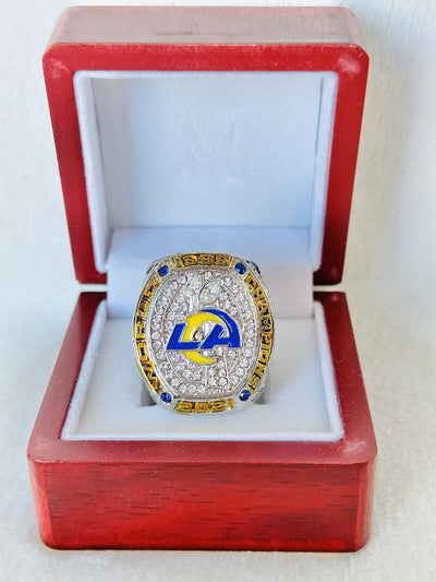 2021 LA Louis Rams Championship Ring W Box, Kupp, US SHIP - EB Sports Champion's Cache