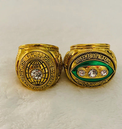 2PCS Green Bay Packers Super Bowl Ring SET, US SHIP. 1966/67 - EB Sports Champion's Cache