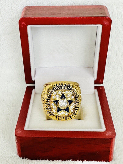 1971 Dallas Cowboys Championship Ring W Box, Roger Staubach, US SHIP - EB Sports Champion's Cache