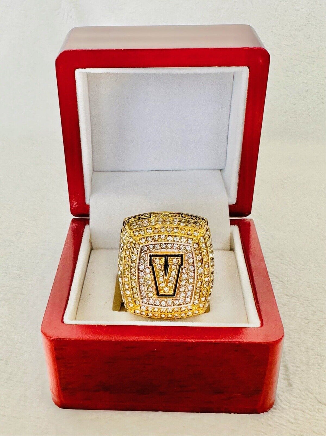 2019 Vanderbilt Commodores CWS national championship ring W Box, US SHIP - EB Sports Champion's Cache