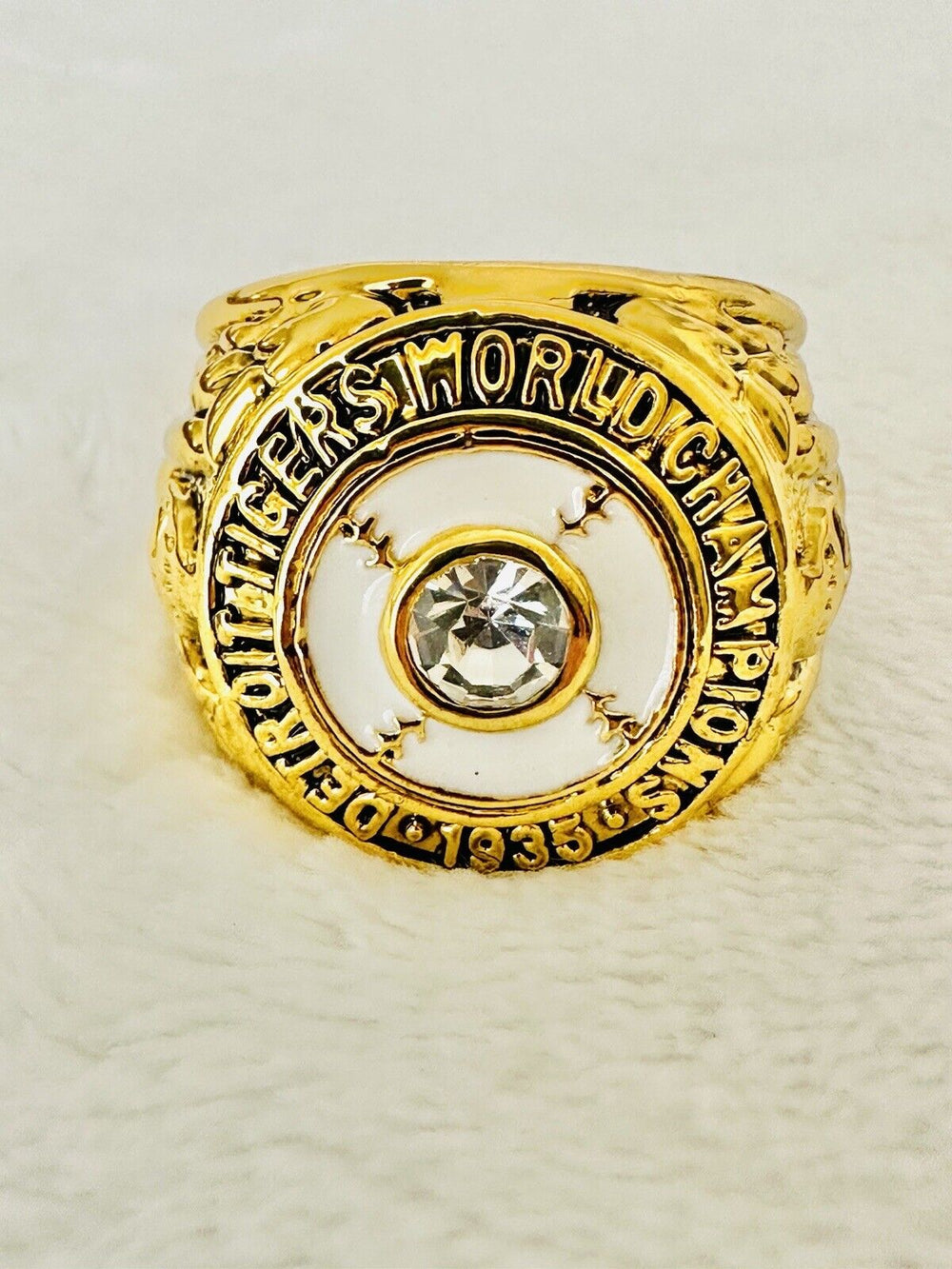 1935 Detroit Tigers World Series Championship Replica Ring W Box,  SHIP - EB Sports Champion's Cache