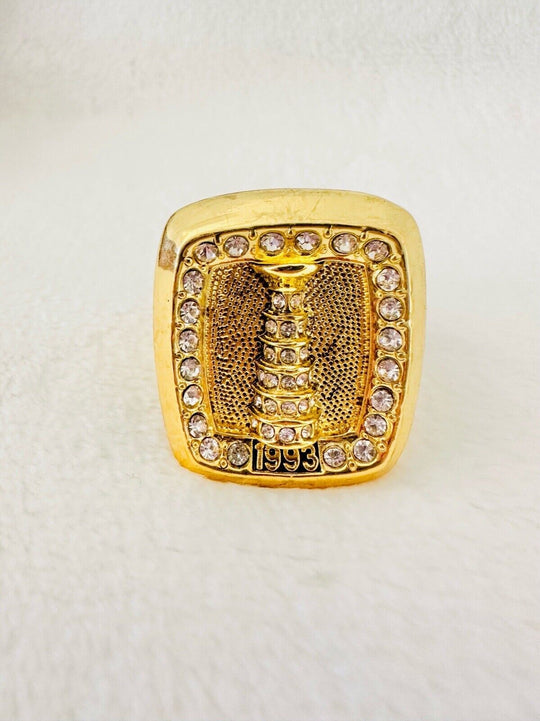 1993 Canadiens Stanley Cup 18k GP Brass Championship Ring W Box,  SHIP - EB Sports Champion's Cache