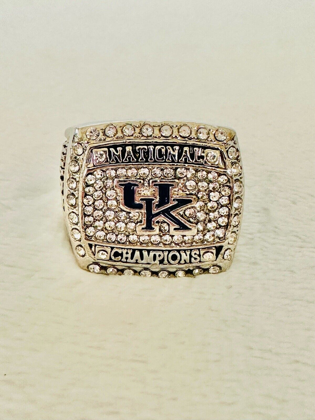 2012 Kentucky Wildcats 18k GP Brass Championship Ring, Ships From US - EB Sports Champion's Cache