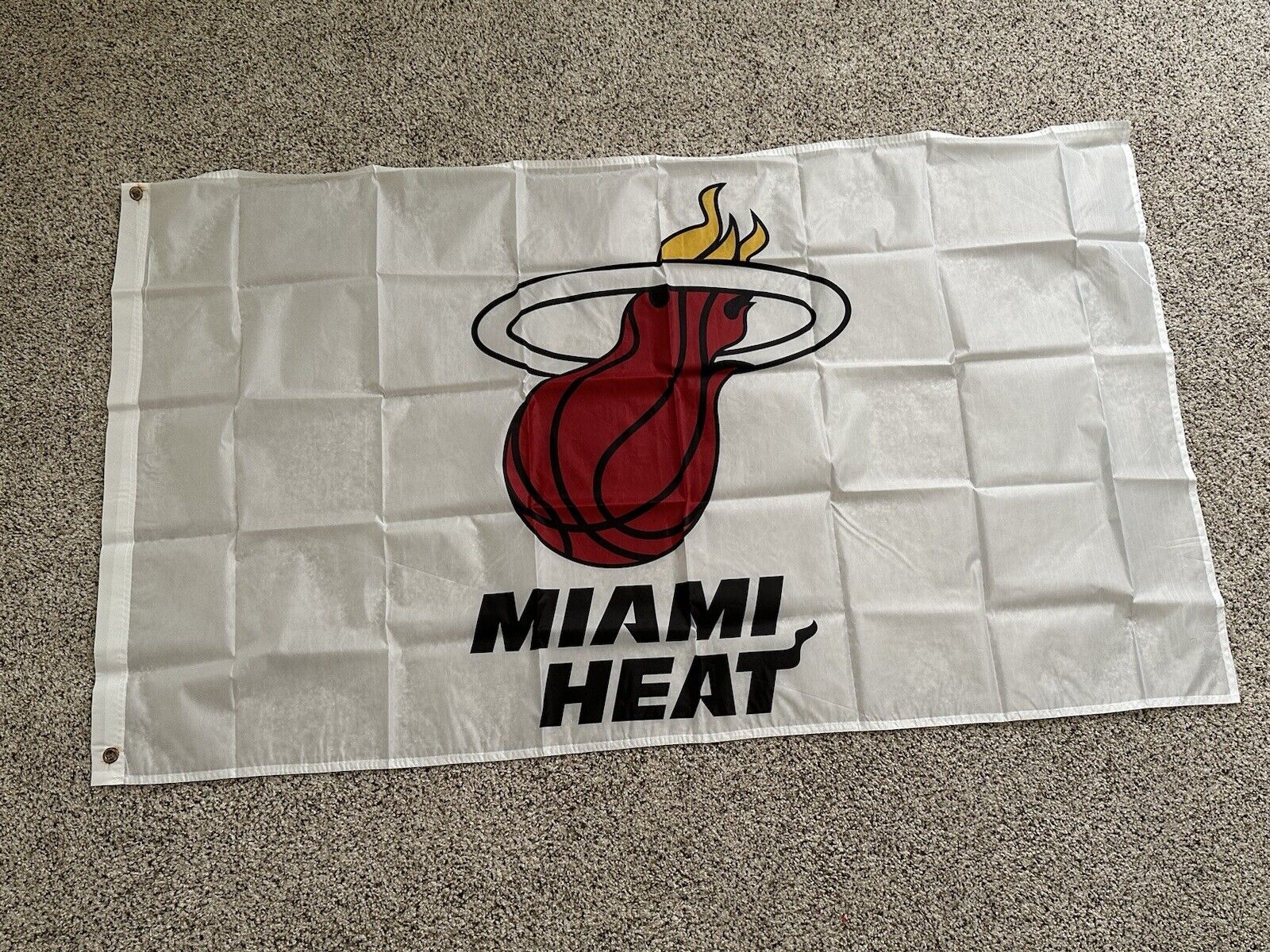 Miami Heat Flag 3x5ft Banner Polyester Basketball USA FAST SHIP - EB Sports Champion's Cache