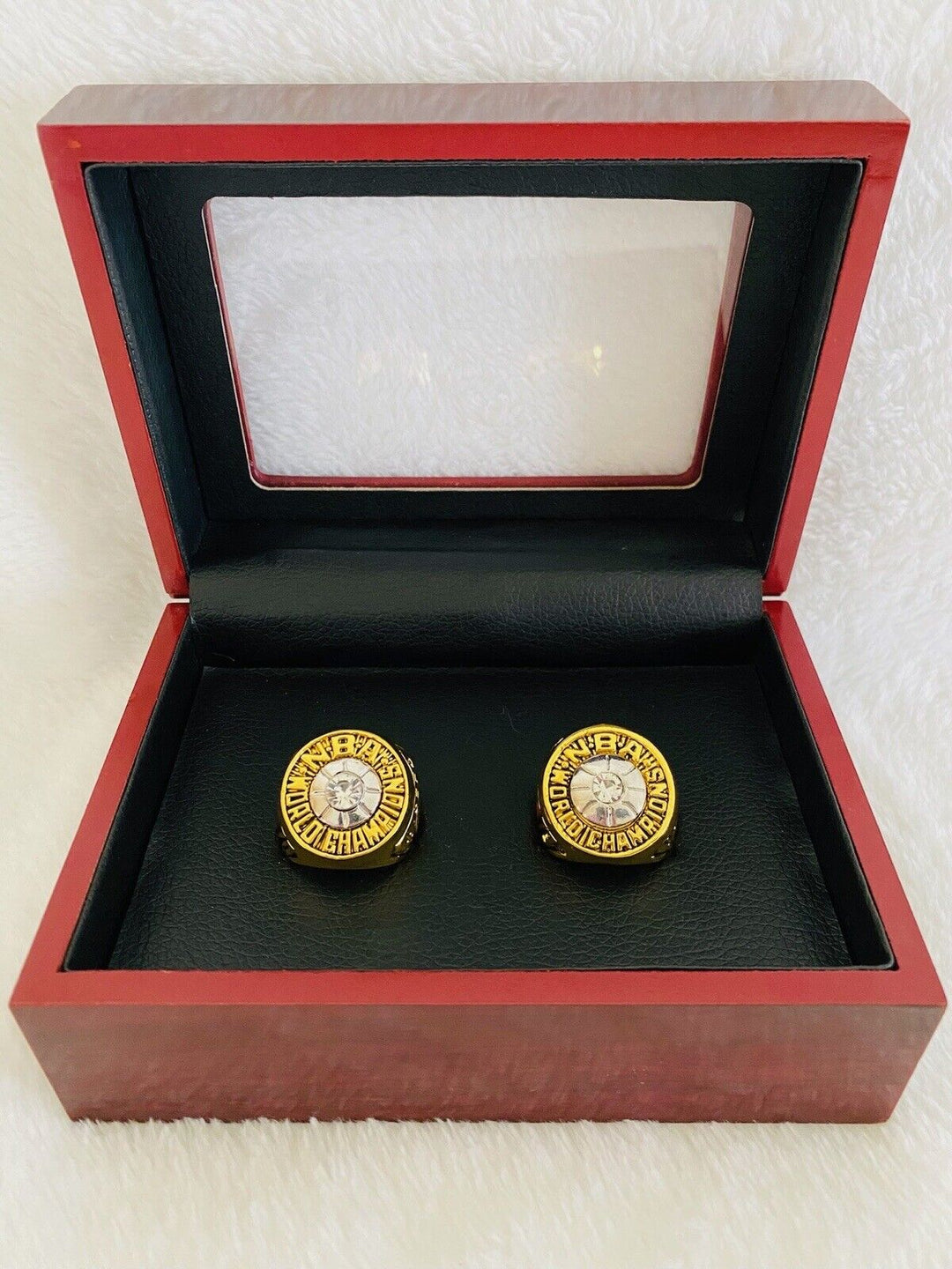 2 PCS NY New York Knicks Championship Ring SET W Box,  SHIP 1970/73 - EB Sports Champion's Cache