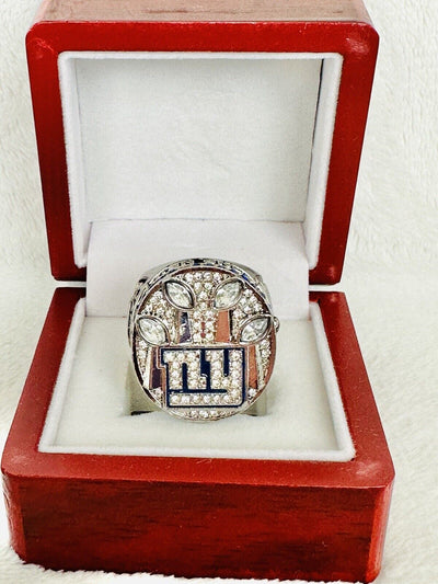 2011 New York Giants Championship Ring W Box, US SHIP - EB Sports Champion's Cache