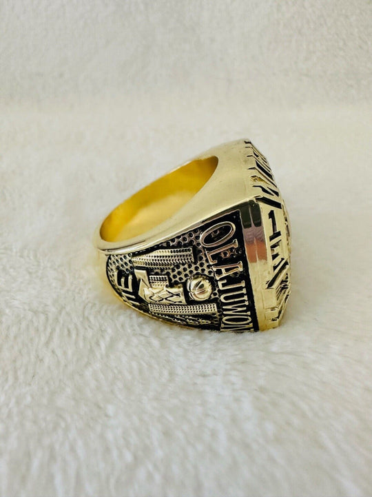 1994 Houston Rockets NBA Championship Replica Ring,  SHIP - EB Sports Champion's Cache