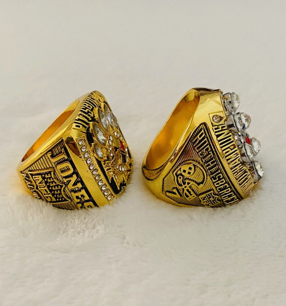 2 PCS Pittsburgh Steelers Ring -Super Bowl Championship SET, USA SHIP 2005/08 - EB Sports Champion's Cache