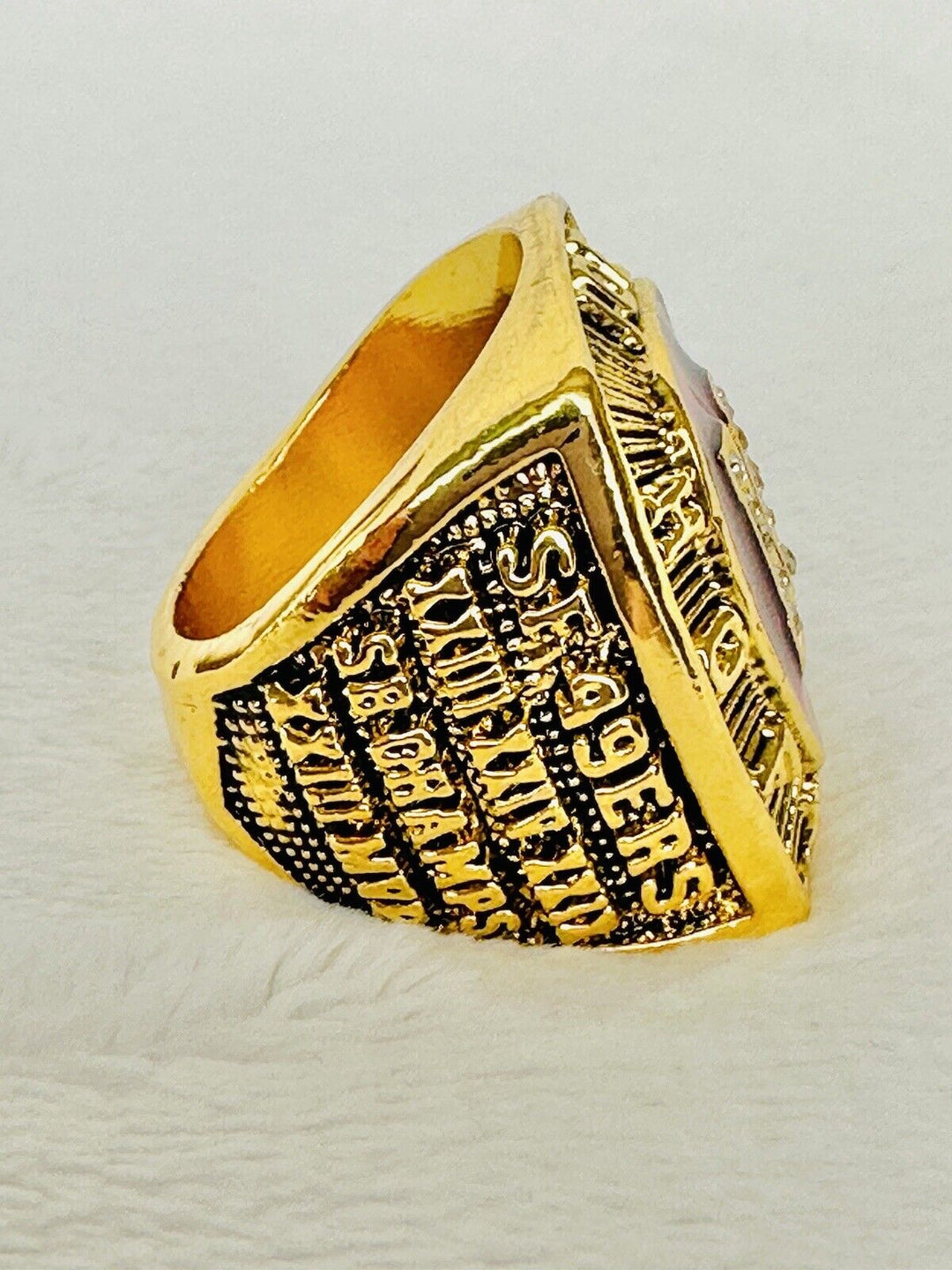 San Francisco 49ers JOE MONTANA Hall Of Fame Ring W Box, USA SHIP - EB Sports Champion's Cache