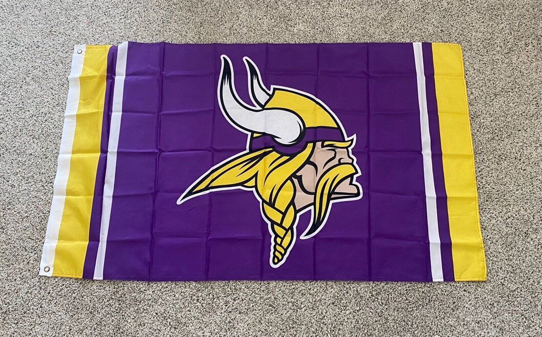 Minnesota Vikings           Large 3 X 5  Flag/Banner  FREE SHIPPING! - EB Sports Champion's Cache