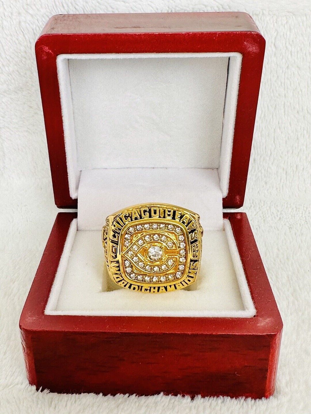 1985 Chicago Bears  Super Bowl Championship Ring W Box, US SHIP - EB Sports Champion's Cache