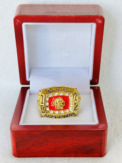 1972 Washington Redskins NFC Champions Replica Ring W Box, Allen,  SHIP - EB Sports Champion's Cache